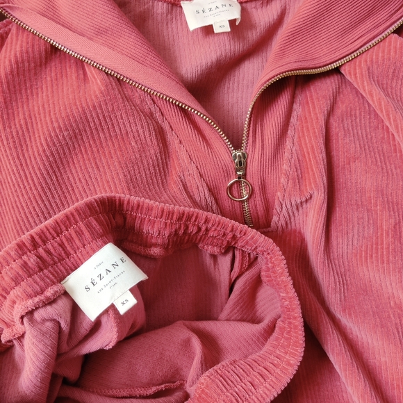 Sezane corduroy set XS pink - Picture 6 of 13